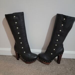UGG Womens Cosima Studded Leather Boots